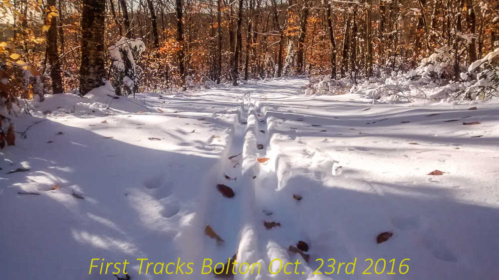 First Tracks Bolton Oct. 23rd 2016